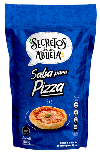 [7591072002632] Salsa a Base de Tomate para Pizza Secretos de la Abuela 180 gr