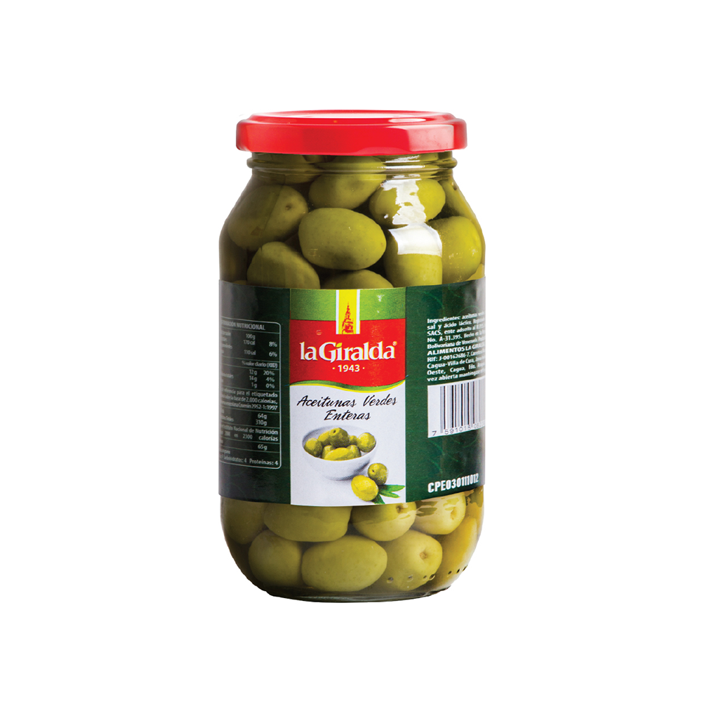 Aceituna Entera La Giralda 500 gr
