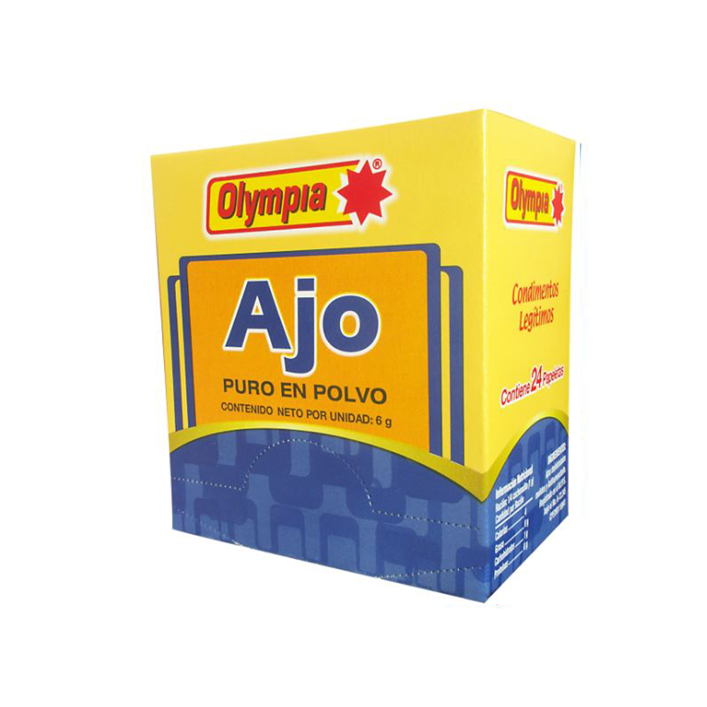 Ajo Puro en Polvo Olympia 6 gr