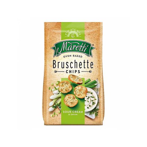 [1812820021574] Bruschette Maretti Crema Agria y Cebolla