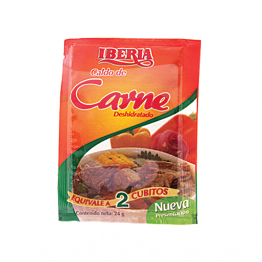 [7591221908211] Caldo de Carne Iberia en Polvo 24 gr