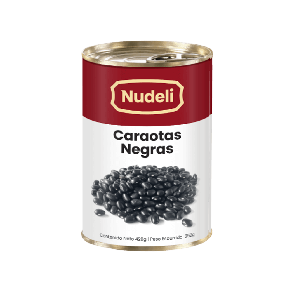 Caraotas Negras 420 gr Nudeli