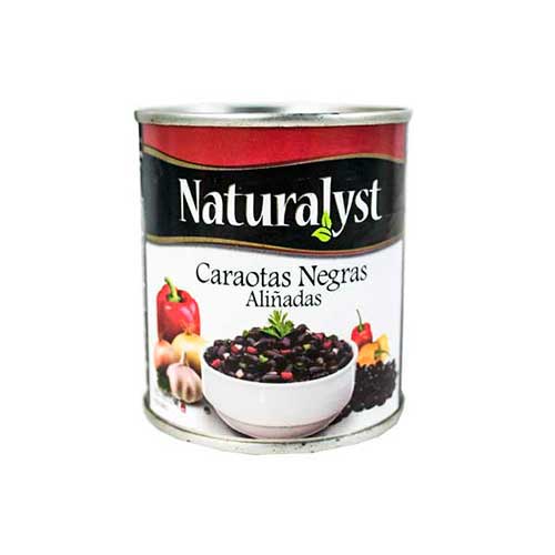 [7592723101537] Caraotas Negras Aliñadas Naturalyst 220 gr