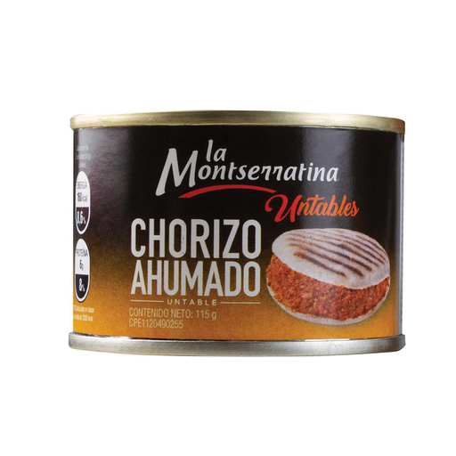 [7598561000049] Chorizo Ahumado Untable La Montserratina 115 gr.