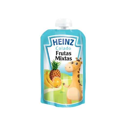 [7591112156455] Colado Pouch de Frutas Mixtas Heinz 113 gr.
