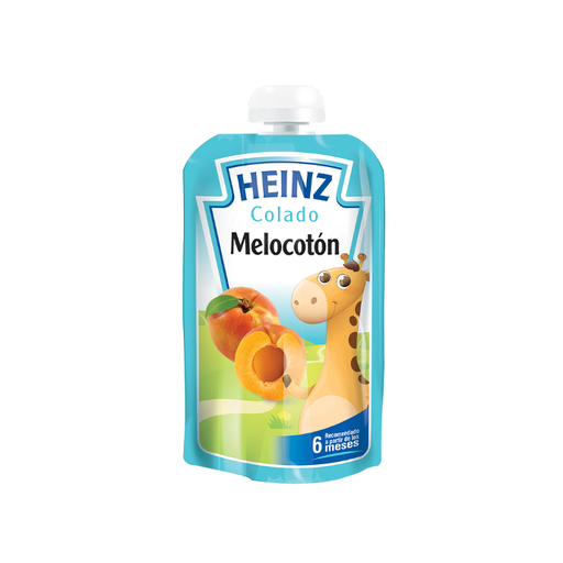 [7591112000147] Colado Pouch de Melocotón Heinz 113 gr.