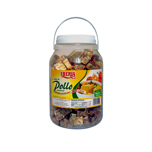 [7591221744000] Cubito de Pollo Iberia 3 kg (250 Unidades)
