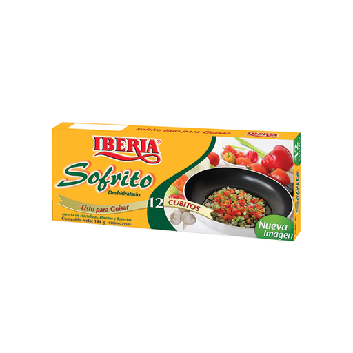 [7591221734049] Cubito de Sofrito Listo Iberia 144 gr (12 Unidades)