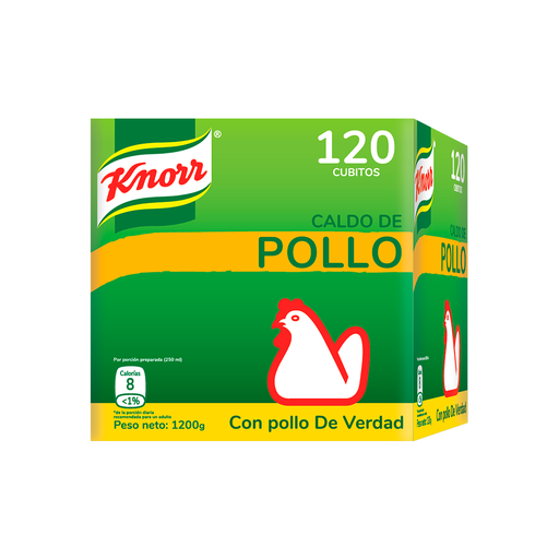 [8886467068744] Cubitos Knorr de Pollo 120 unid.