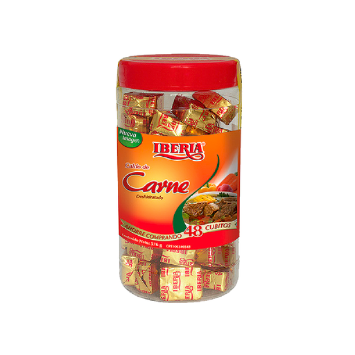 [7591221364017] Cubitos de Carne Iberia 576 gr (48 Unidades)