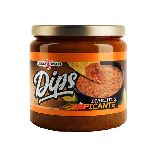 [7591072004155] Dips Underwood Diablitos Picante 220 Gr.