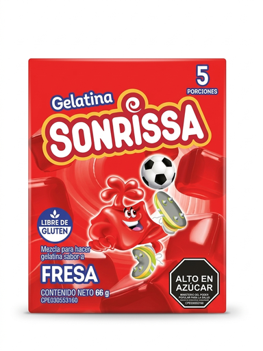[7591112061421] Gelatina de Fresa Sonrissa 66  G.