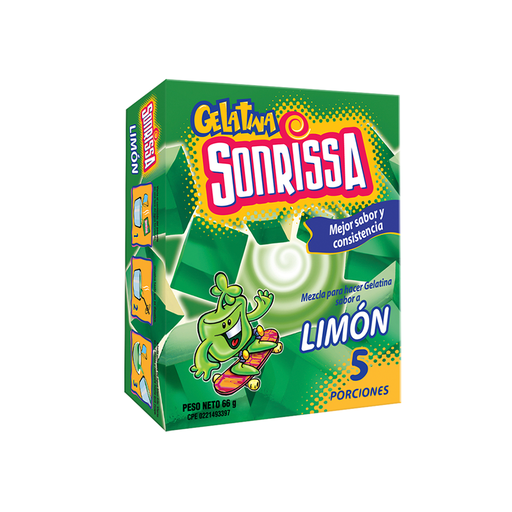 [7591112000161] Gelatina de Limon Sonrissa 66  G.