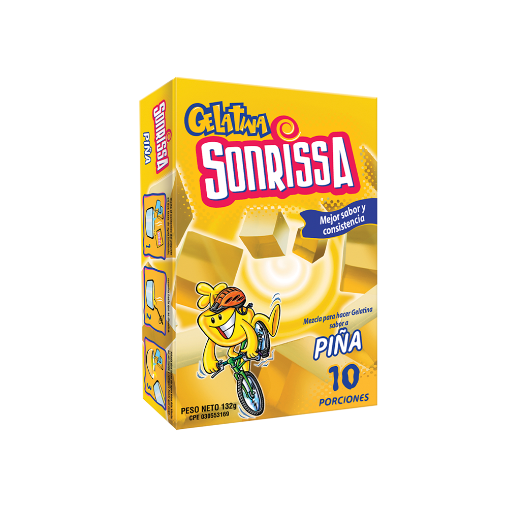 Gelatina de Piña Sonrissa 132  G.