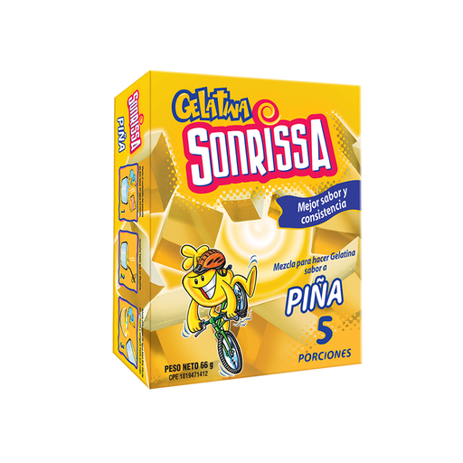 [759112462167] Gelatina de Piña Sonrissa 66  G.