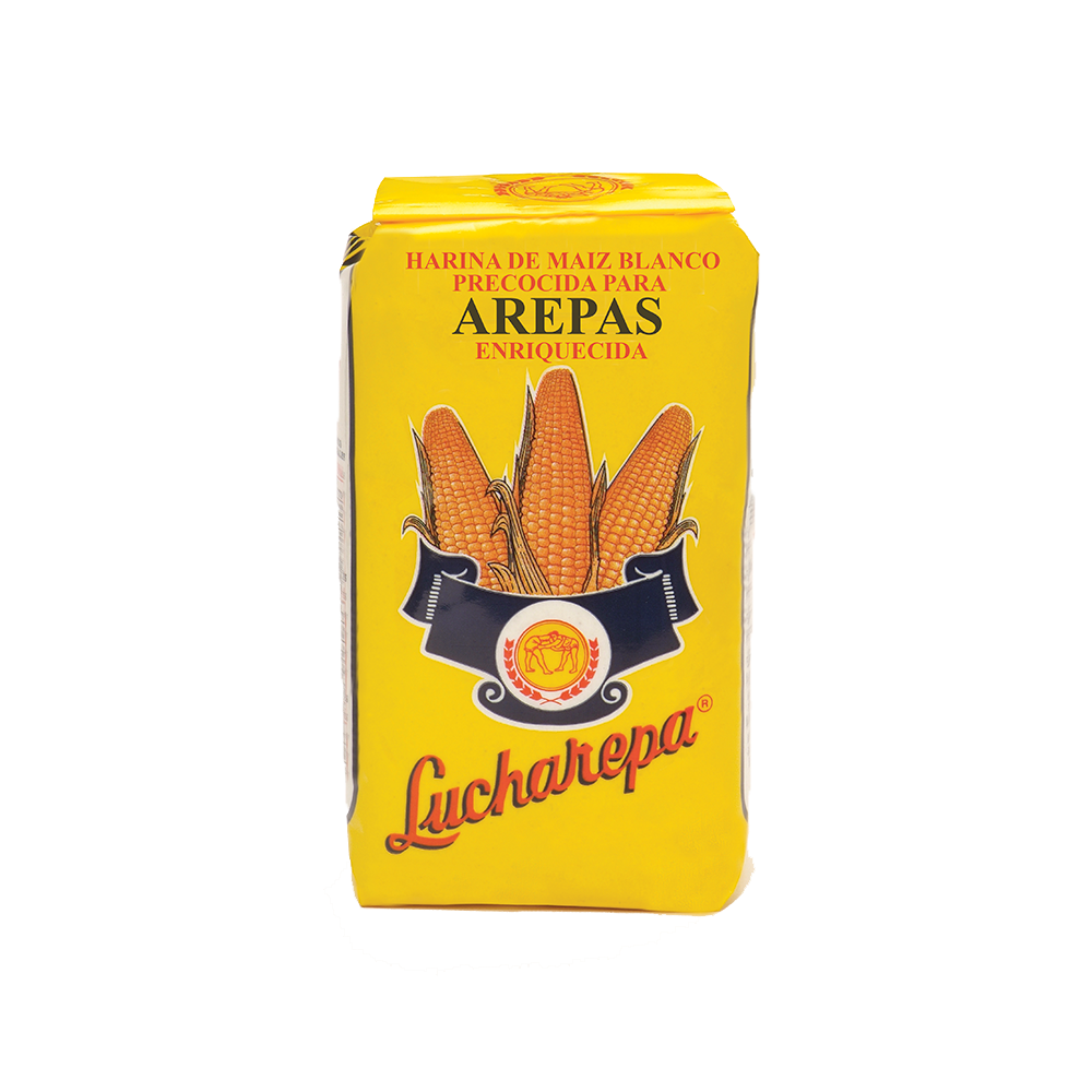 Harina de Maiz Blanco Enriquecida Lucharepa 1 Kg.
