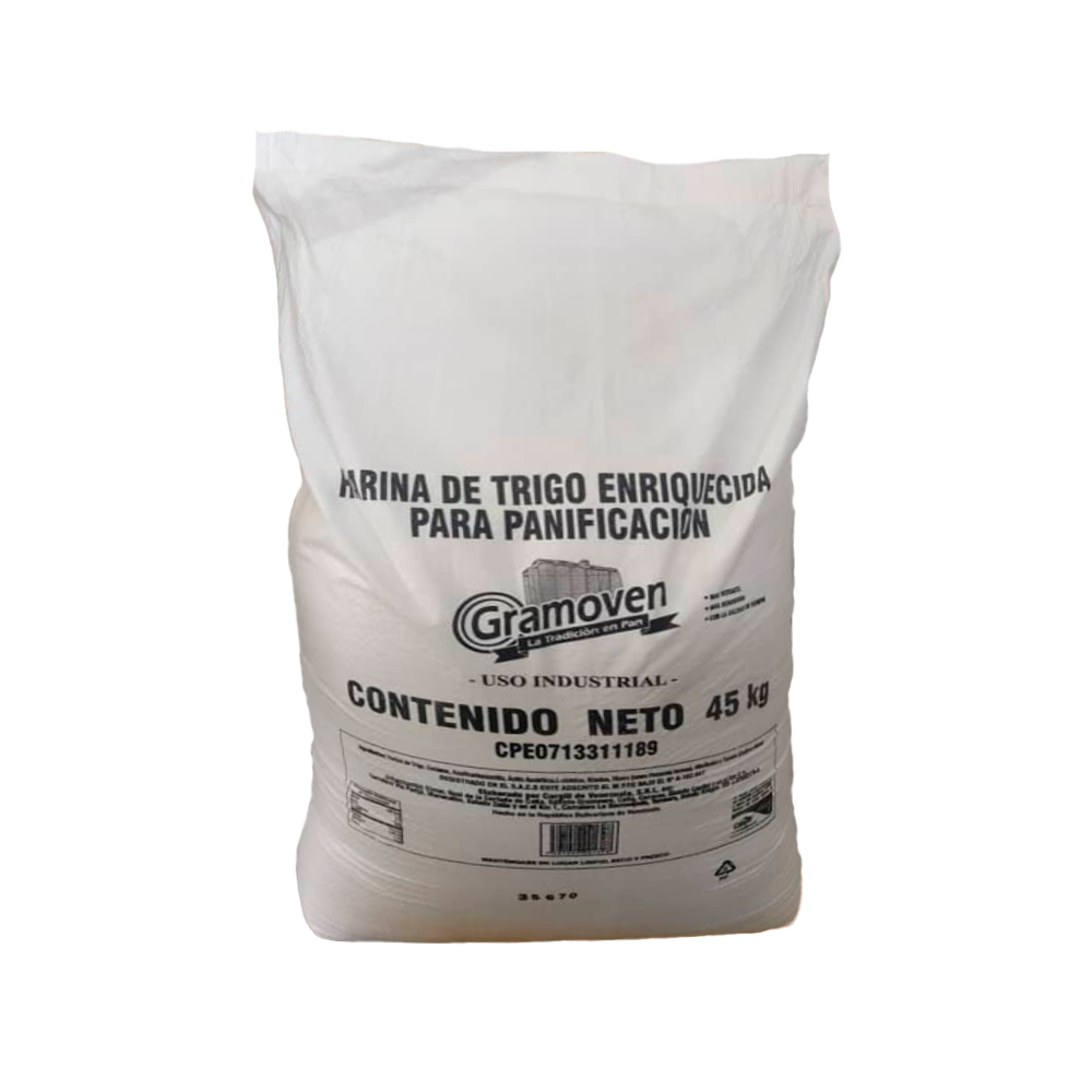 Harina de Trigo Panadera Gramoven 45 Kg