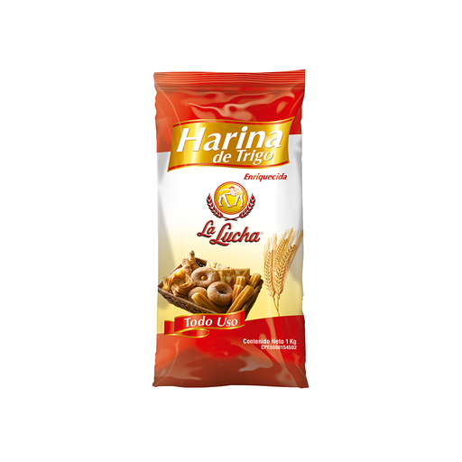 [7591827011216] Harina de Trigo Todo Uso La Lucha 1 Kg