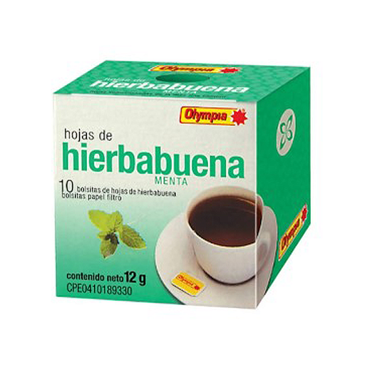 [7591221391822] Infusion de Hierbabuena Olympia 12 gr (10 Unidades)