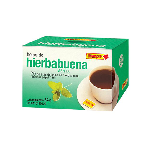 [7591221411827] Infusion de Hierbabuena Olympia 24 gr (20 Unidades)