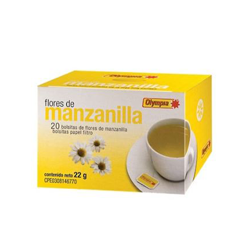 [7591221124109] Infusion de Manzanilla Olympia 22 gr (20 Unidades)