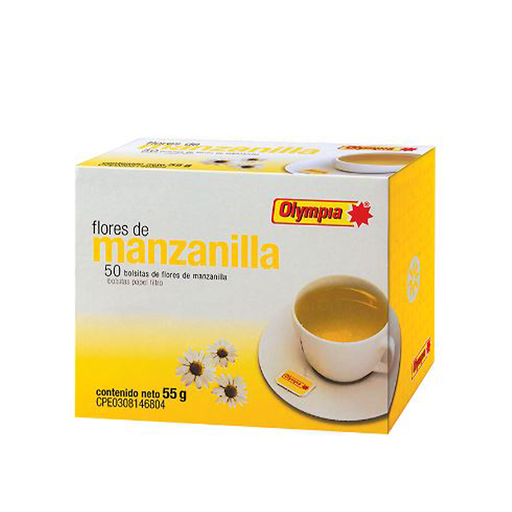 [7591221365502] Infusion de Manzanilla Olympia 55 gr (50 unidades)