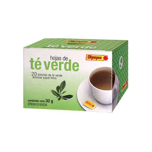 [7591221411889] Infusion de Te Verde Olympia 30gr (20 Unidades)