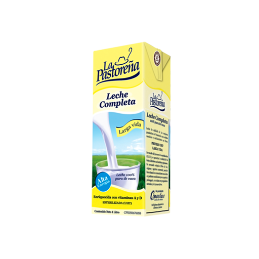 [7592479000153] Leche Completa La Pastoreña UHT 1 Lt.