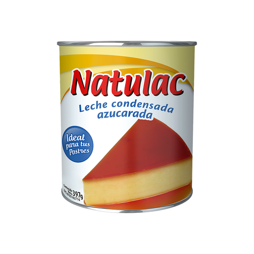 [7592396000922] Leche Condensada Azucarada Natulac 397 gr