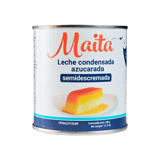[7592396003763] Leche Condensada Semidescremada Maita 390 gr