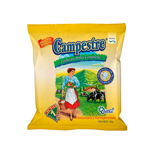 [7592433000311] Leche en Polvo Completa Campestre 125 gr.