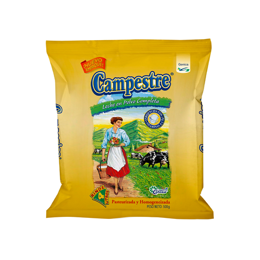 [7592433000137] Leche en Polvo Completa Campestre 500 gr.