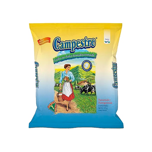 [7592433001851] Leche en Polvo Semi Descremada Campestre 115 gr.