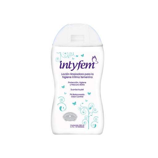 [7591248743215] Locion Limpiadora para la Higiene Intima Intyfem 200 ml
