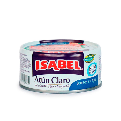 [8410111009465] Lomo de Atun Isabel Claro en Agua 142 Gr.