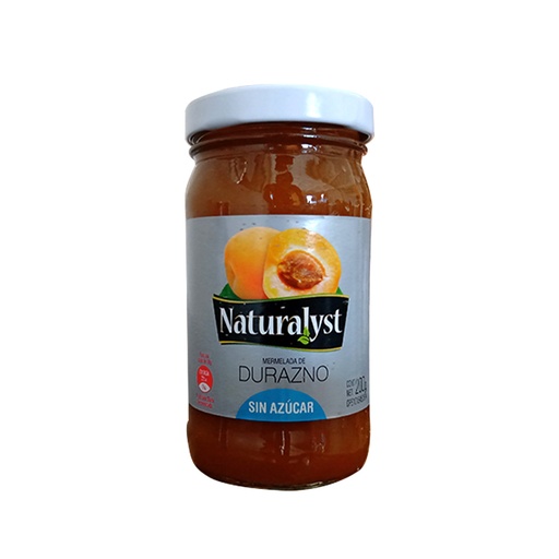 [7592723105566] Mermelada de Durazno Sin Azucar Naturalyst 200 gr