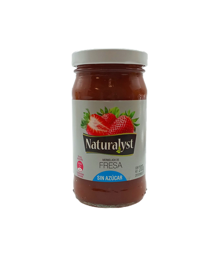 [7592723105559] Mermelada de Fresa Sin Azucar Naturalyst 200 gr