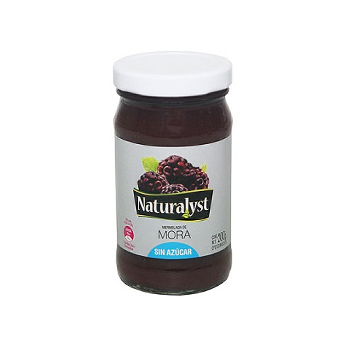 Mermelada de Mora Sin Azucar Naturalyst 200 gr