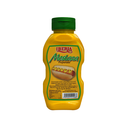 [7591221111468] Mostaza Preparada Iberia 250 gr