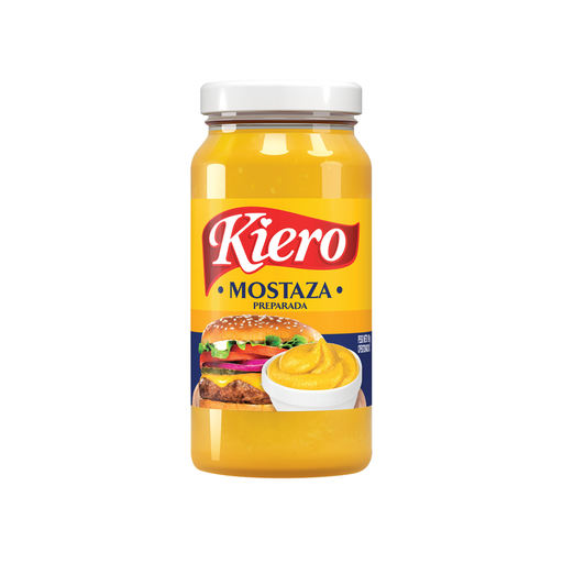 [7592723003541] Mostaza Preparada Kiero 190 gr