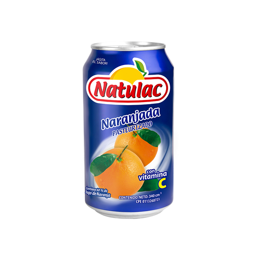 [7592396001820] Naranjada Natulac Lata 340 ml