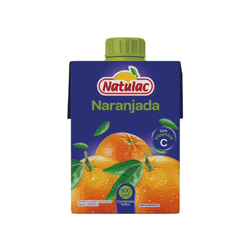 [7592396002162] Naranjada Natulac Tetrapak 500 ml