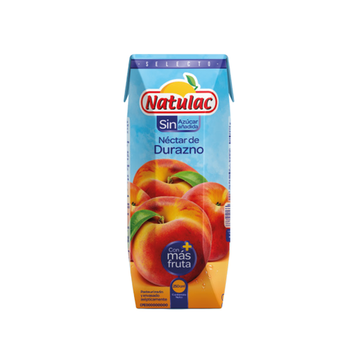 [7592396003992] Nectar de Durazno Sin Azucar Natulac 250 ml