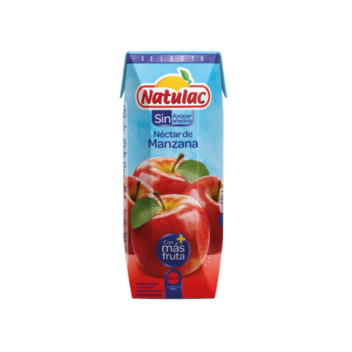 [7592396004012] Nectar de Manzana Sin Azucar Natulac 250 ml