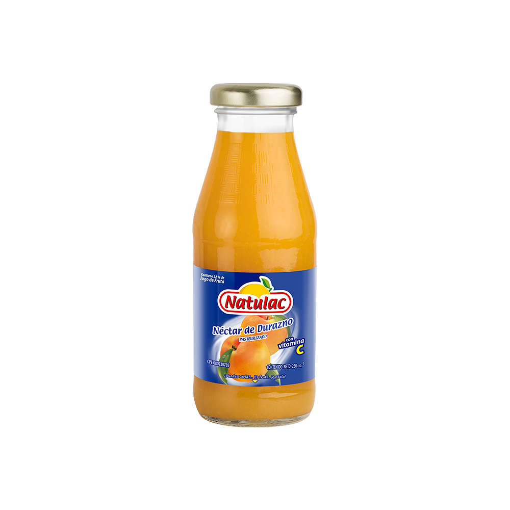 Néctar de Durazno Natulac vidrio 250 ml