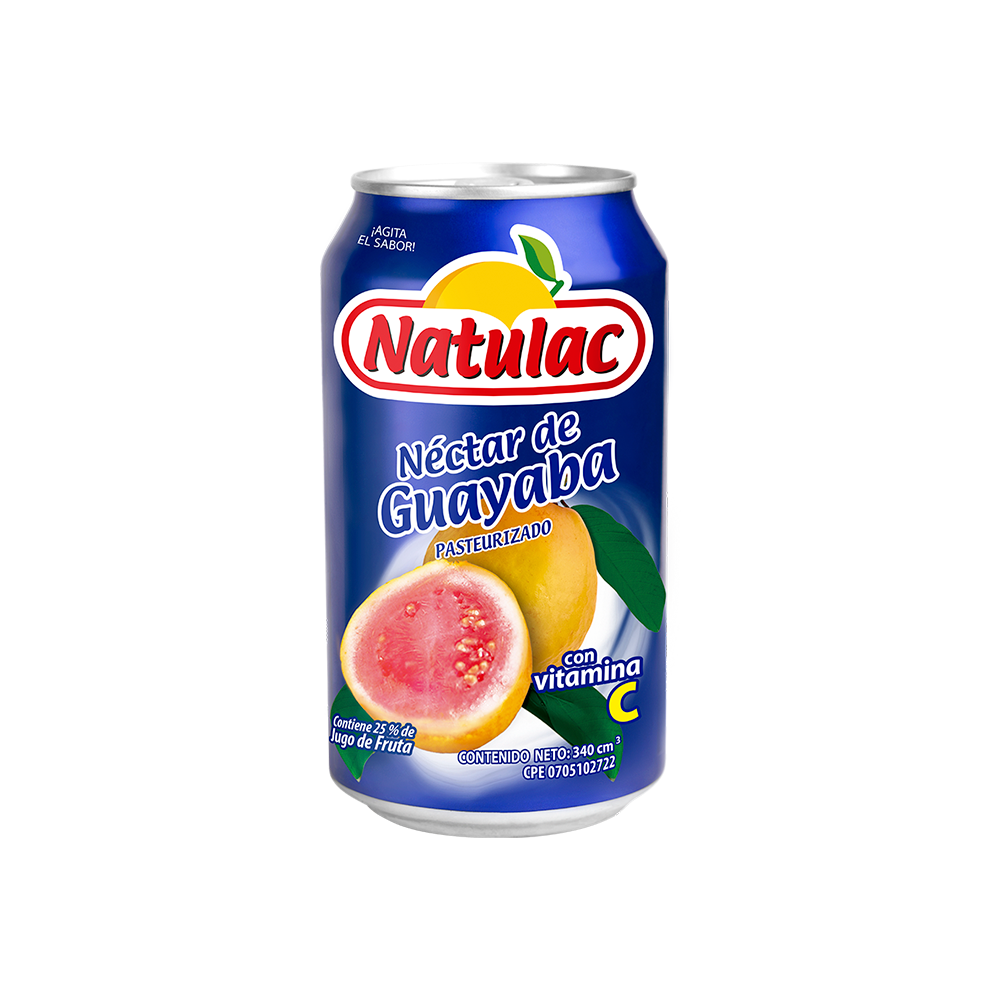 Néctar de Guayaba Natulac Lata 340 ml