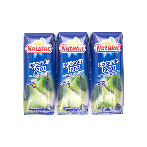 [7592396001455] Néctar de Pera Natulac UHT 250 ml