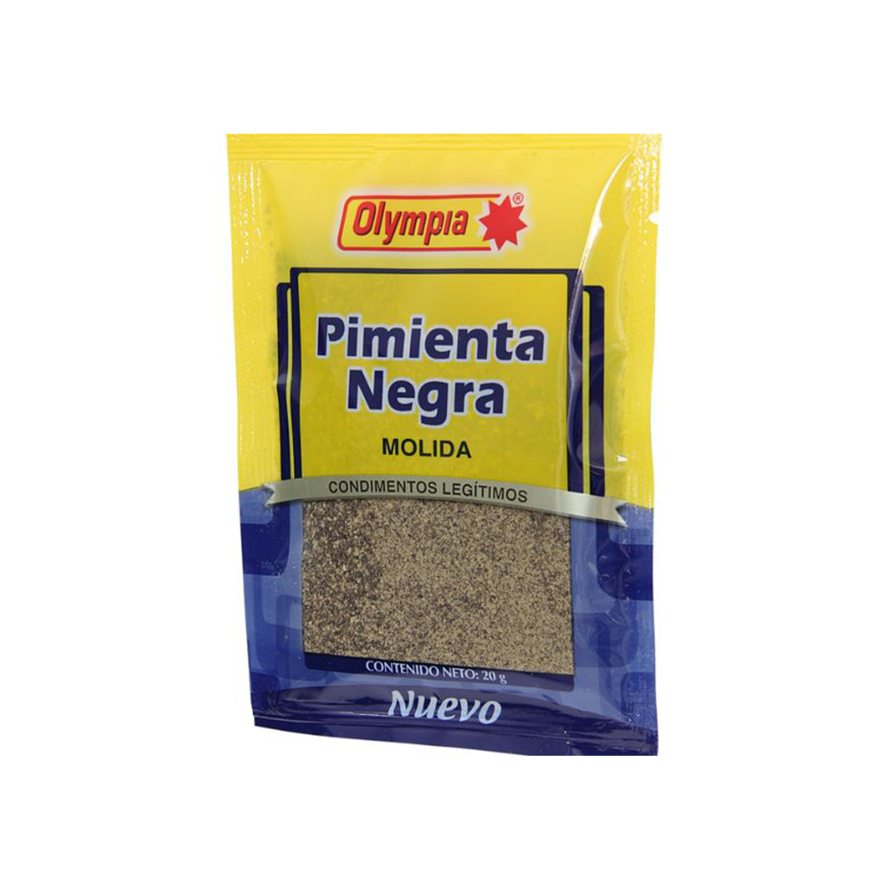 Pimienta Negra Molida Olympia 20 gr