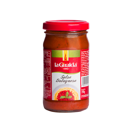 [7591015002439] Salsa Bolognesa La Giralda 190 gr