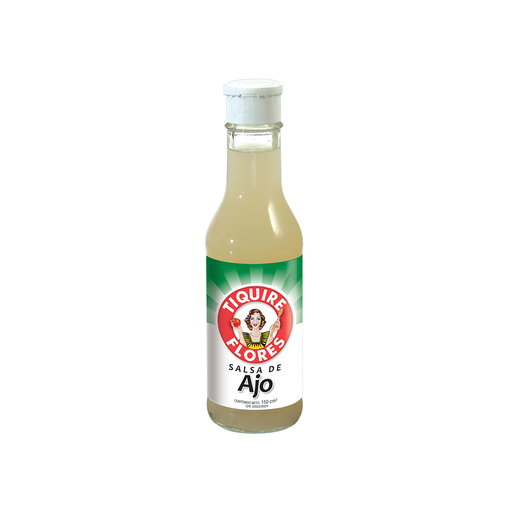 [7591112052016] Salsa De Ajo Tiquire Flores 150 Cc